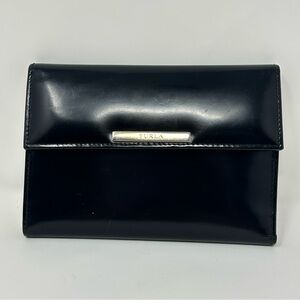 Vintage Furla‎ Italian Leather Wallet – Black – Made in Italy
